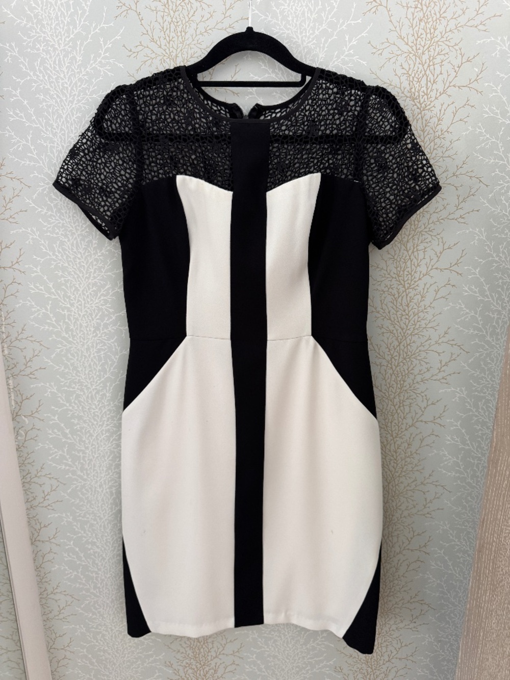 Black & White Knee Length dress